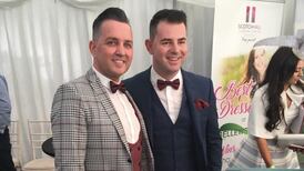 Dapper duo become first gay couple to win best dressed at Bellewstown