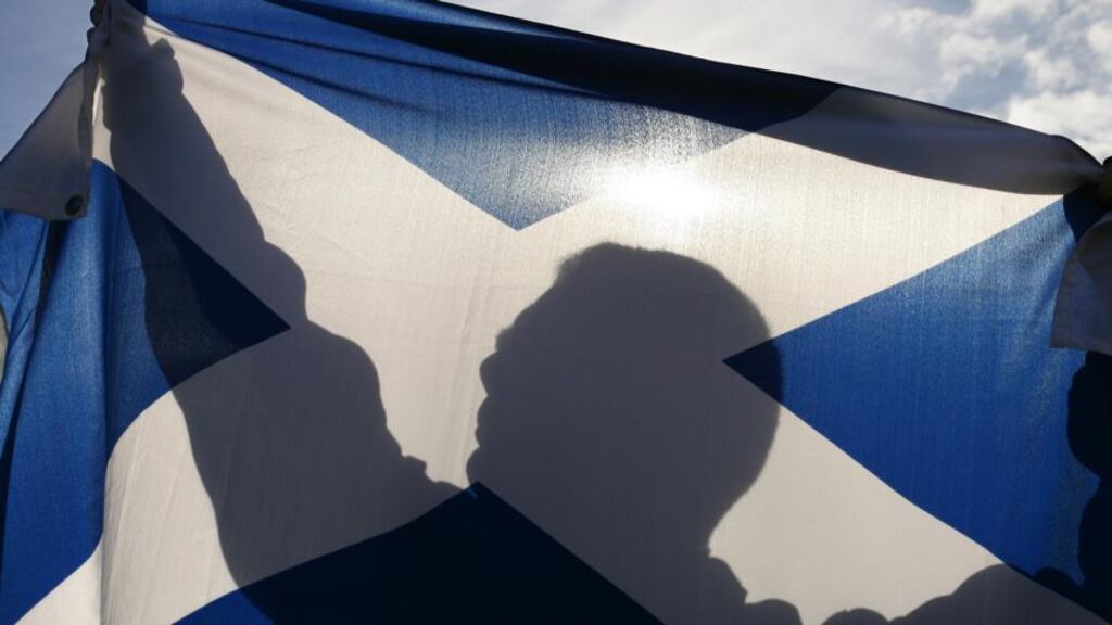 A poll by in the Financial Times today found 40 per cent were in favour of Scottish independence. Photograph: Bloomberg