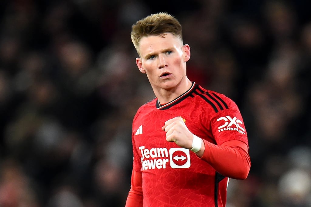 Scott McTominay of Manchester United. Photograph: Peter Powell/EPA