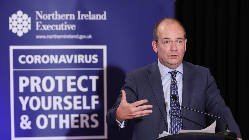 Dr Michael McBride, the North’s Chief Medical Officer, said  contact tracing would be expanded into a four-week training programme involving 300-600 staff. Photograph: Kelvin Boyes/Press Eye