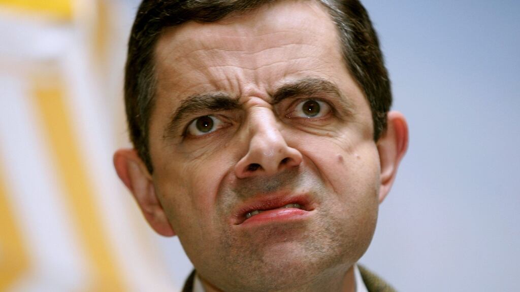 She tugged my arm and said - You are like Mister Bean!
