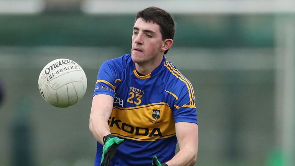 Tipperary’s Colin O’Riordan, who was stretchered off in the victory over Sligo. Photograph: Cathal Noonan/Inpho