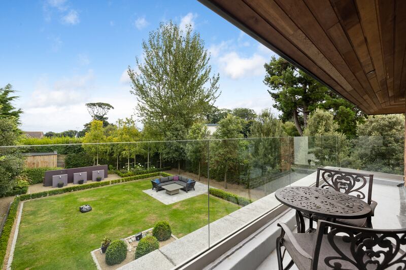 Balcony and back garden