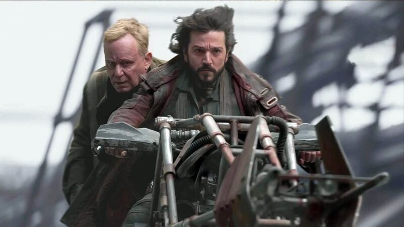 Stellan Skarsgård and Diego Luna in Andor. Photograph: Lucasfilm/Disney
