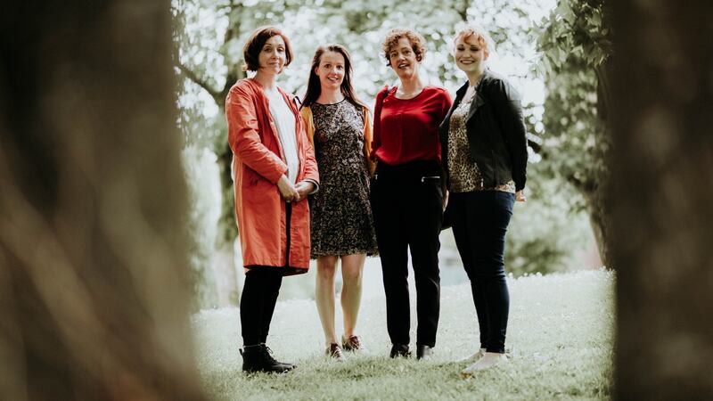 Rachel Andrews, Lyric FM; Ciara Conway, theatre writer; Dr Dorothy Morrissey, lecturer in Drama Education, MIC; and Norma Lowney, theatre practitioner