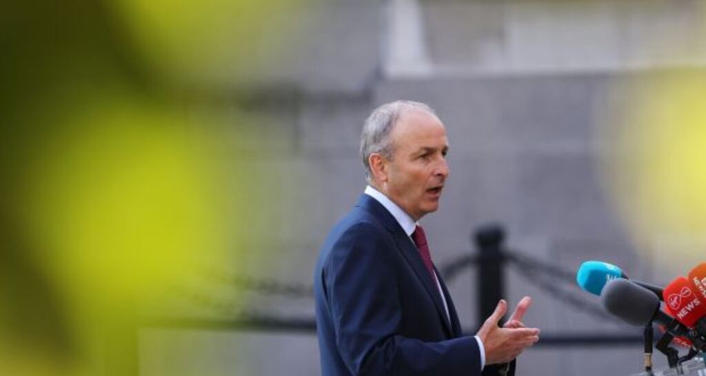 Taoiseach Micheál Martin: ‘I don’t do Government business by text, that would be known. I engage with people.’ Photograph:  Nick Bradshaw