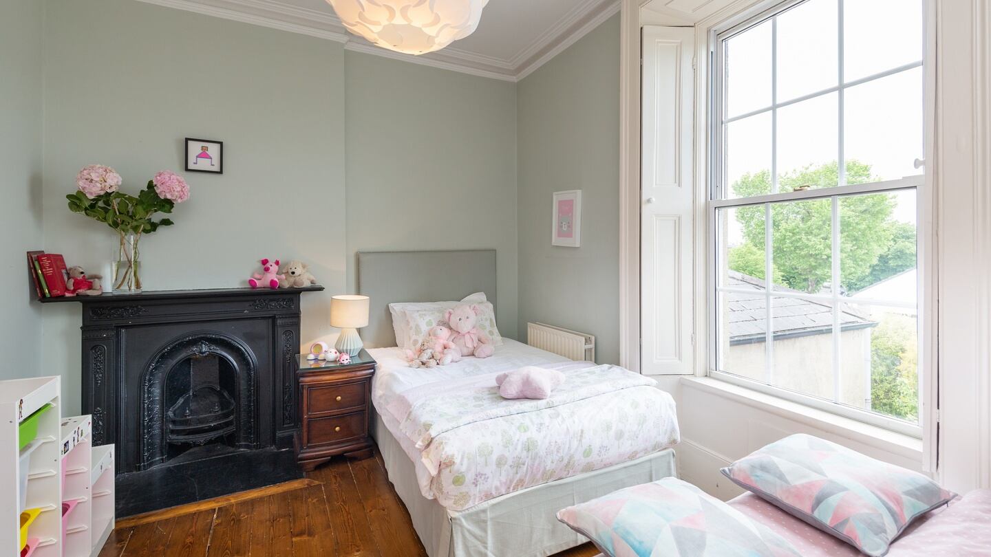 There are three bedrooms upstairs as well as the family bathroom.