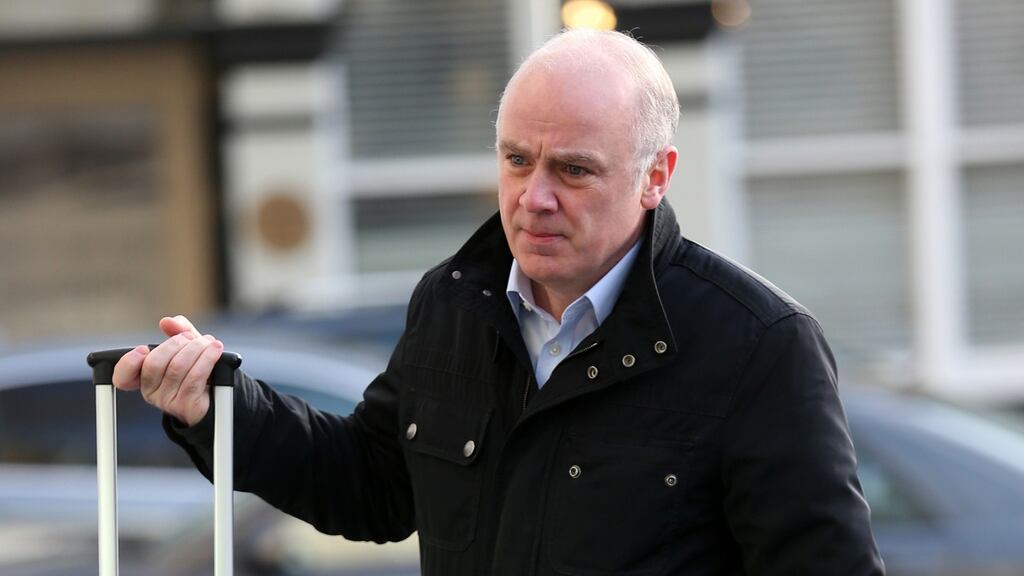 Former Anglo Irish Bank chief executive David Drumm arriving at the Dublin Circuit Criminal Court on Wednesday. Photograph: Collins Courts