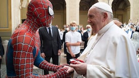 Who was the Spider-Man who met Pope Francis?