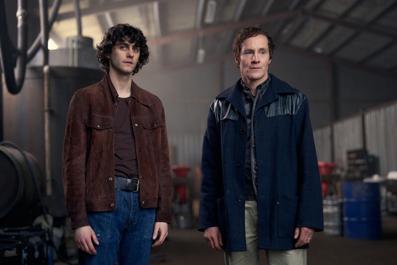Ben Rose and Peter McDonald in This Town. Photograph: Robert Viglasky/Kudos/Banjiay Rights/BBC