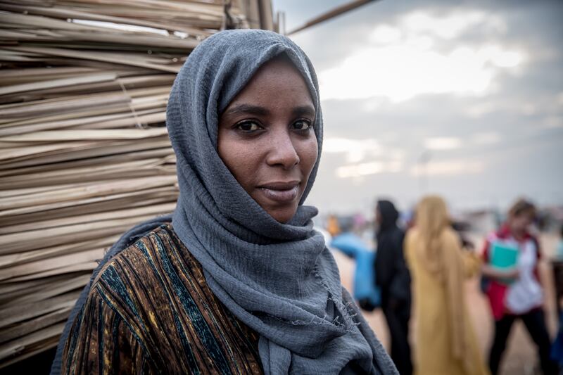 Clinical nurse Mai Mohammed travelled with her husband and two children to South Sudan, after fleeing war in Khartoum. Photograph: Sally Hayden