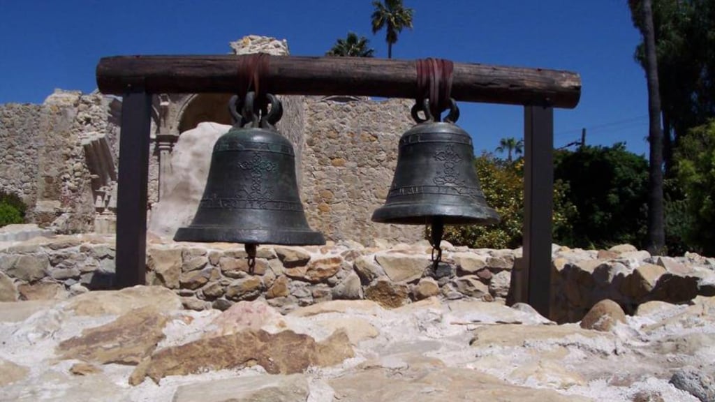 “Despite my vigorous protests, within seconds we’re on our way to the Old Mission at San Juan Capistrano. Swallow-shaped signposts guide us all the way and my father and uncle burst into song.”