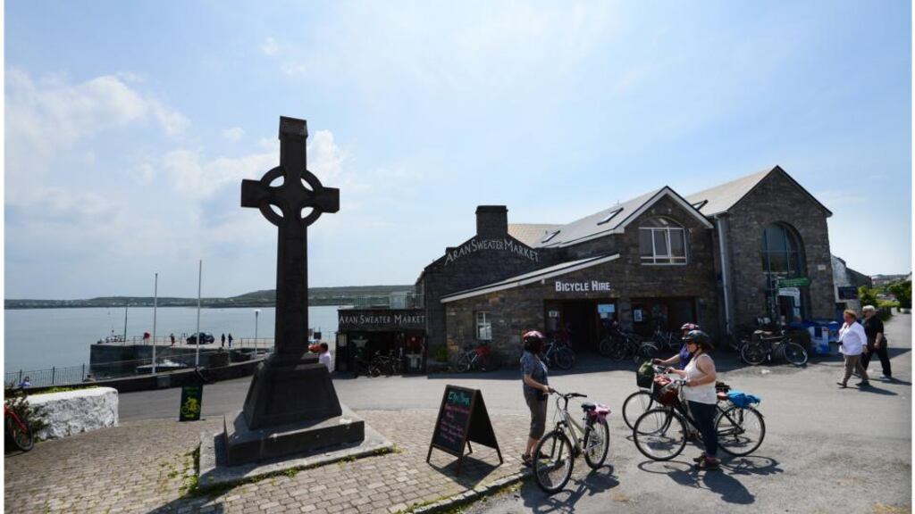 The stabbing took place near the settlement of Cill Rónáin, on Inis Mór, which is a popular tourist destination. Photograph: Bryan O’Brien