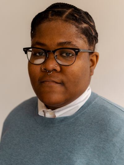 Ace Sutherland, a representative for Equality New York, an LGBTQ advocacy group, who feels right at home in sweaters and polo shirts. Photograph: Clement Pascal/The New York Times
