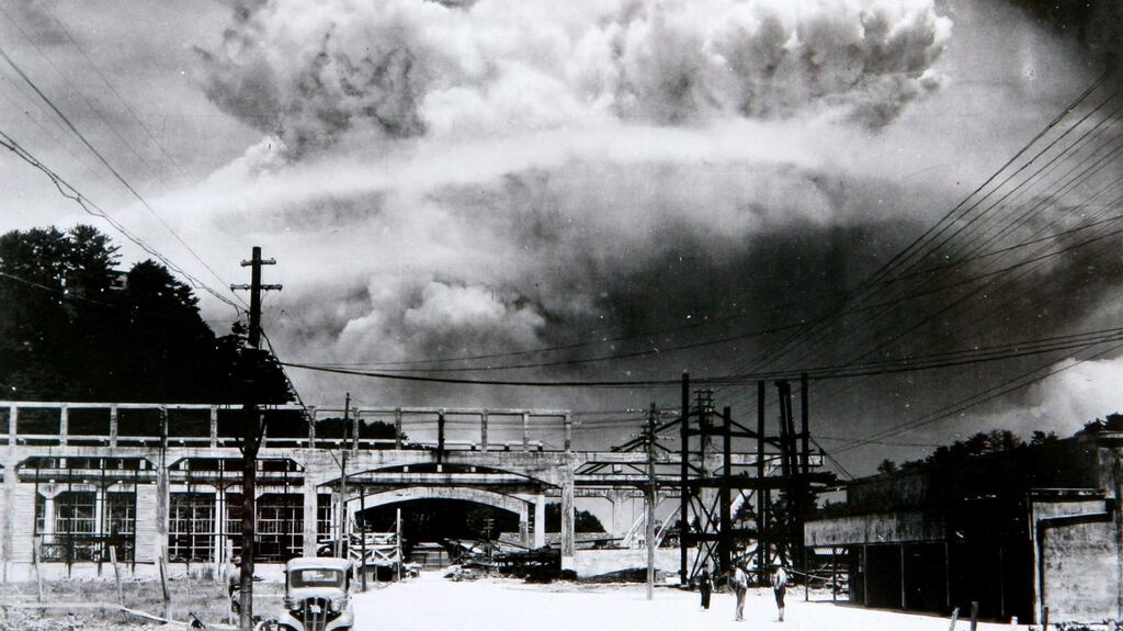 Bombing of Nagasaki, Japan in 1945. A commitment to nuclear disarmament was made almost 50 years ago. Photograph: EPA/Nagasaki Atomic Bomb Museum