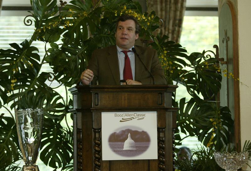 Author John Feinstein at the Booz Allen Classic Chairman's Reception, at the Congressional Country Club Ballroom, Bethesda, Maryland, in June 2005. Photograph: Hunter Martin/WireImage