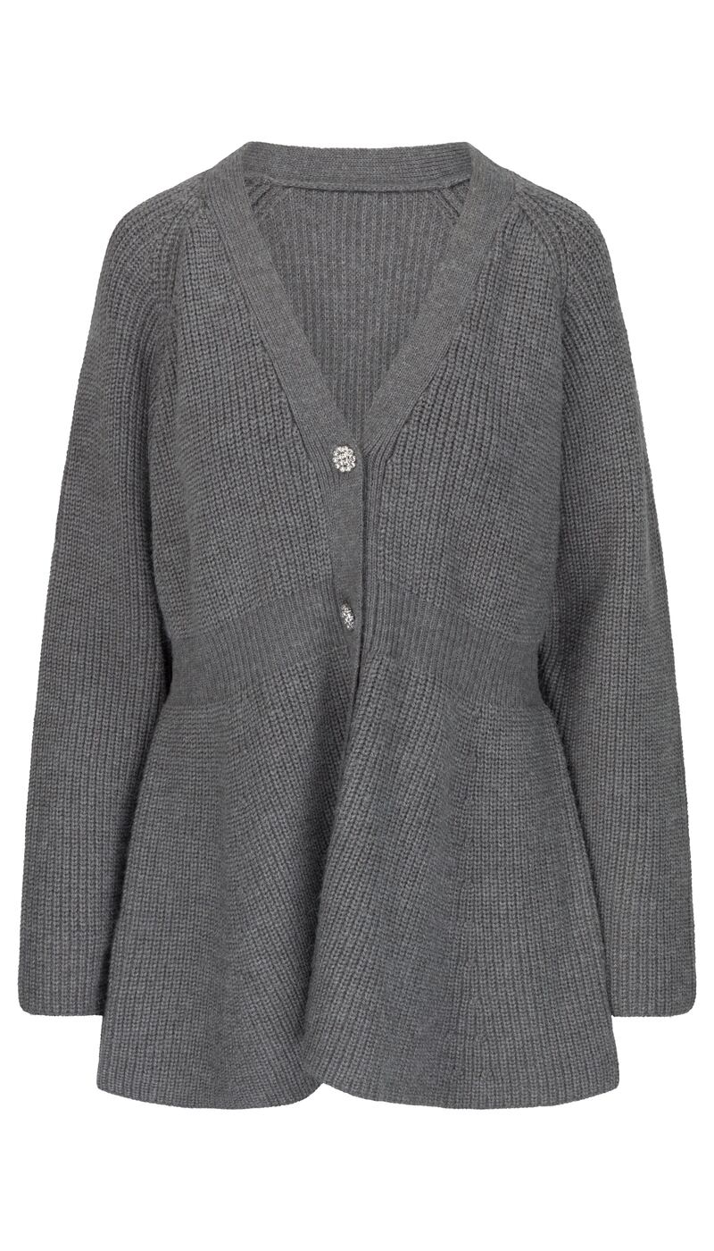 Peplum jewel button cardigan €40, Very