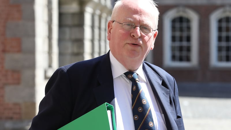Michael McDowell at the Disclosures Tribunal in Dublin Castle. Photograph: Collins