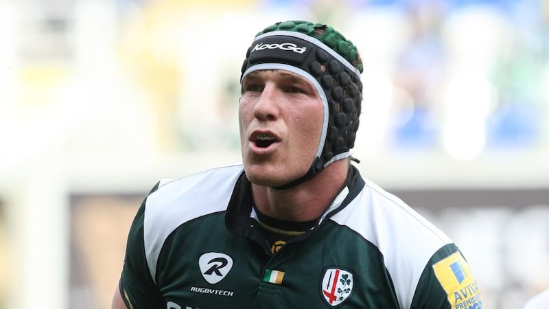 Bob Casey in his playing days with London Irish. The former captain is back with club as director of rugby operations and is guiding the rebuild of the team. Photograph: Pete Norton/Getty Images