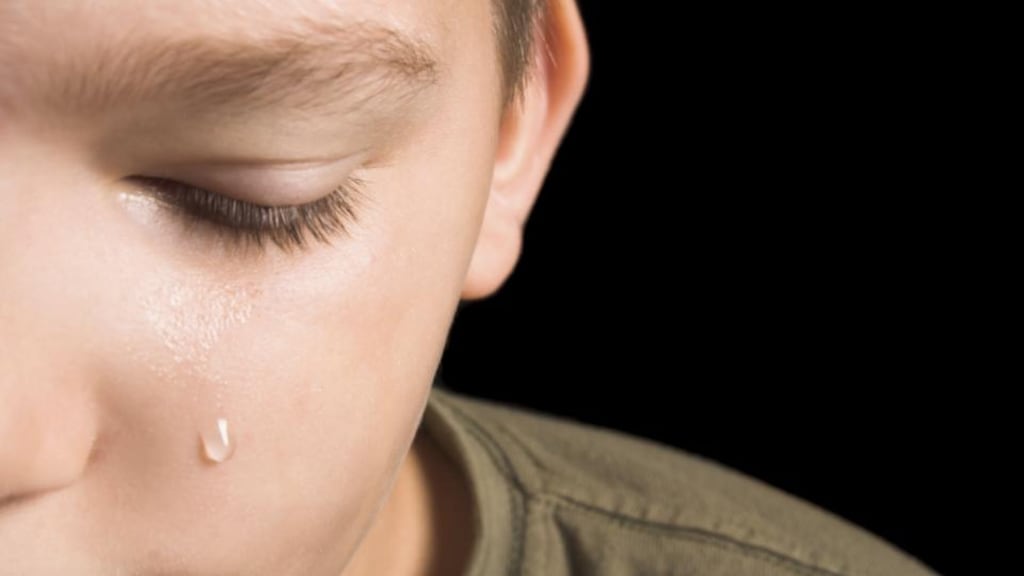 By listening you communicate that your son is not alone and you relieve the burden of these fears. Photograph:Getty Images