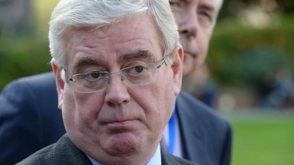 Eamon Gilmore said Séamus Healy’s comments were ’seriously over the top’. Photograph: Dara Mac Donaill/The Irish Times