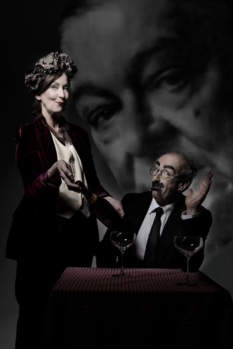 Directed by Loveday Ingram, the B*spoke Production features Ian Barthlomew as Groucho Marx and Greg Hicks as TS Eliot. Photograph: Barry McCall