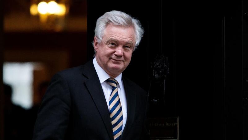Brexit secretary: David Davis has demanded a UK right to negotiate trade agreements with third countries. Photograph: Jack Taylor/Getty