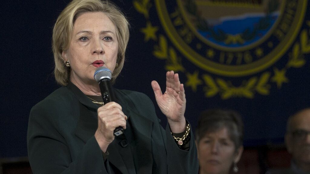 US Democratic presidential candidate Hillary Clinton is completely right about the record: historically, the economy has indeed done better under Democrats. Photograph: Katherine Taylor/Reuters