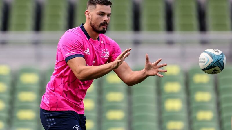 Max Deegan impressed as he returned to action for Leinster against the Bulls. Photograph: Dan Sheridan/Inpho