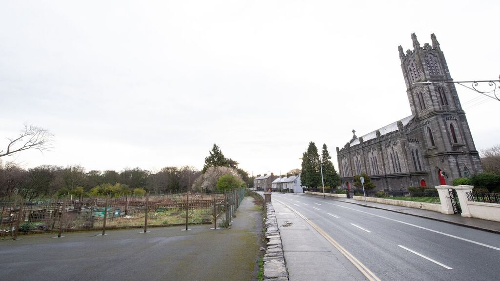 Former allotments: Site of the proposed Chapelizod development. Photograph: Tom Honan
