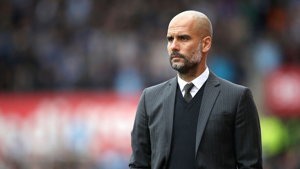 Pep Guardiola will not start new goalkeeper Claudio Bravo this weekend. Photograph: Nick Potts/PA