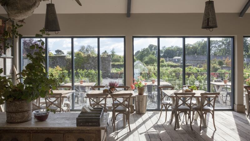 The Green Barn at Burtown House, where River Cottage chef Gill Meller will be cooking a harvest supper