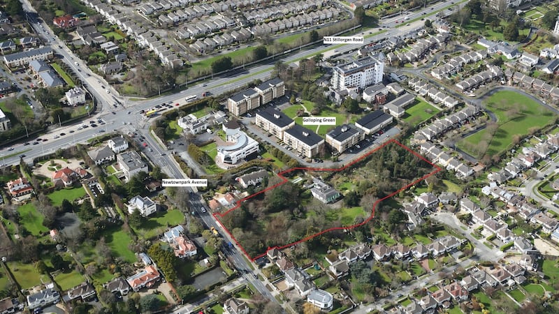 The site has 50m of frontage on to Newtownpark Avenue and is only a few minutes’ walk to the N11 Stillorgan Road