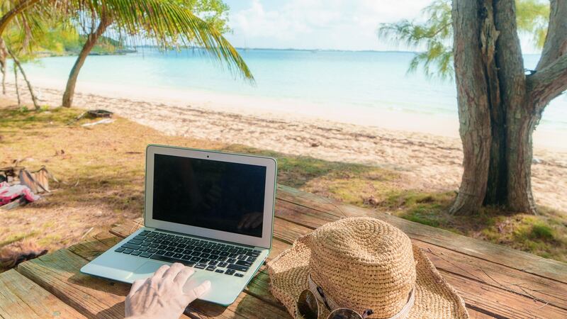 Work remotely in the Caribbean with the Bahamas Extended Access Travel Stay programme. Photograph: iStock