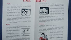 Health Hints for the Home: ‘Tonsillitis should always be treated as serious’