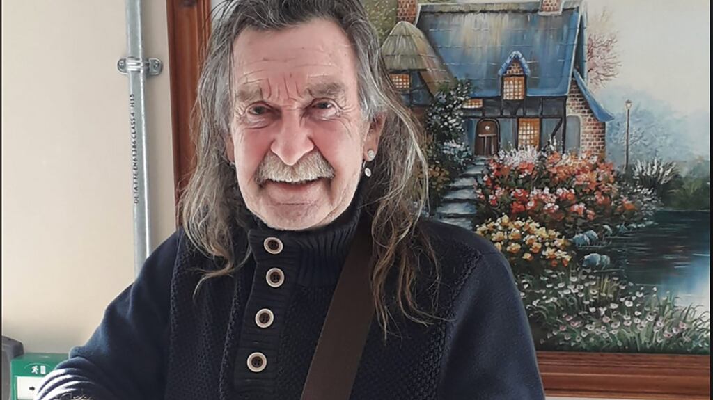 Pete Newman: the “very talented songwriter, poet and storyteller” died at College Corinthians in Donnybrook, Douglas, on Saturday. Photograph: Provision