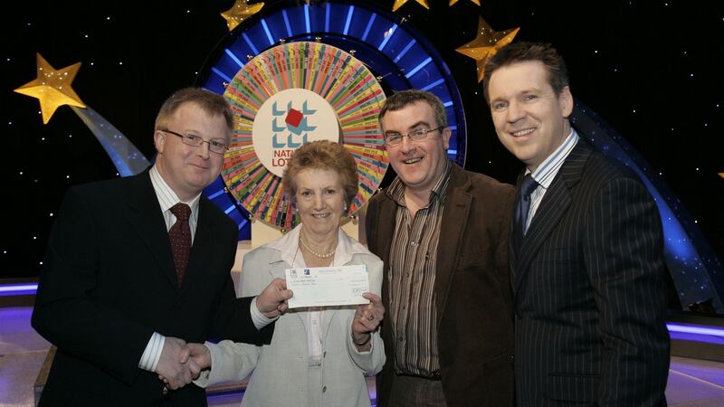 Rose Anne ‘Nancy’ Shankey, from O’Neill Street, Carrickmacross, Co Monaghan, after winning €20,000 on ‘Winning Streak’ in 2008. Photograph: Mac Innes Photography
