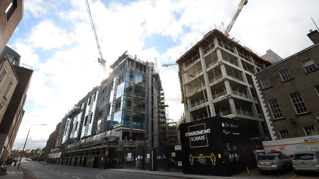 Charlemont Square, Dublin: will have a public realm space as its focal point, offering tenants and residents retail and food and beverage offerings, together with outdoor space. Photograph: Dara Mac Dónaill / The Irish Times