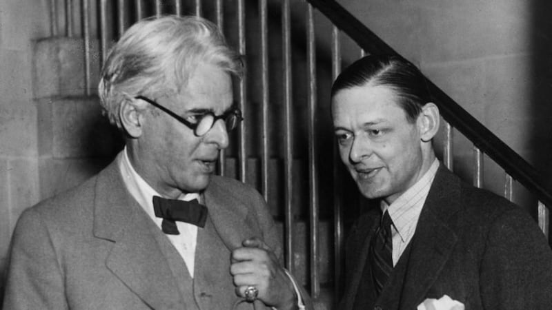 Creative power: WB Yeats with his fellow poet TS Eliot around 1925. Photograph: Hulton/Getty
