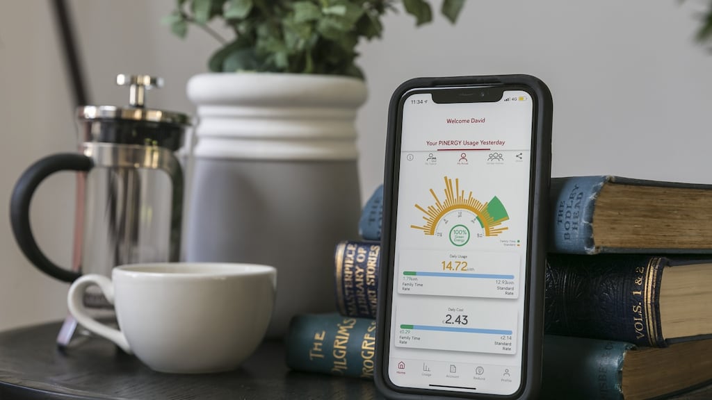 The latest Pinergy Lifestyle App helps families with smart meters better manage their energy usage. Photograph: Shane O’Neill/Coalesce