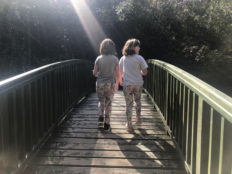 Off on another trail around the grounds of the Parknasilla Hotel, near Sneem, Co Kerry. ‘We saw mermaids.’