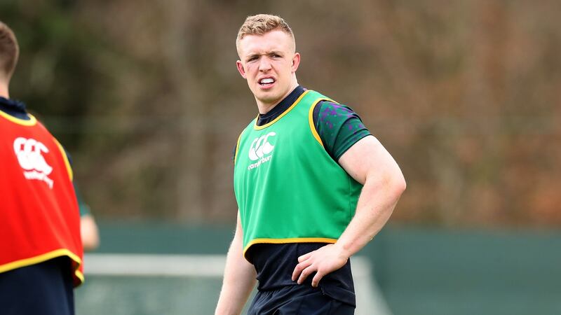 Flanker Dan Leavy has returned to full training with Leinster and is set to play against Edinburgh at Murrayfield on Friday night in the Guinness Pro 14. Photograph: Billy Stickland/Inpho