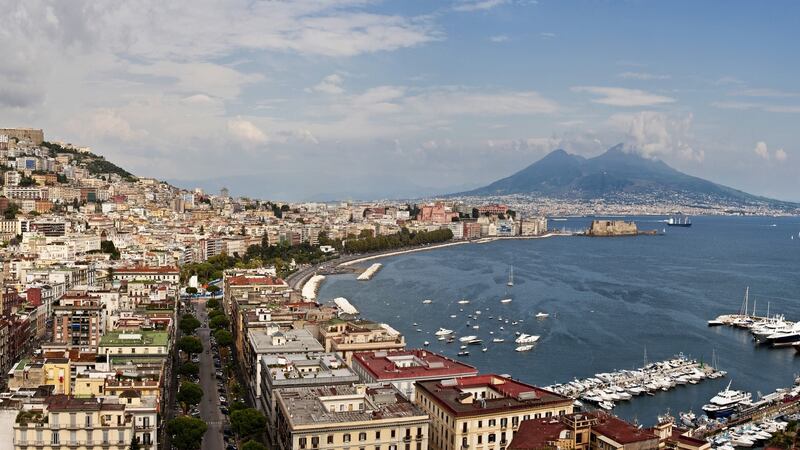 Bay of Naples with Vesuvius
