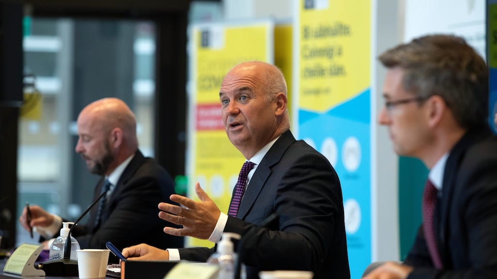 The briefing from Nphet on the spread of the new Delta variant reportedly made for ‘grim listening’. Photograph: Colin Keegan/Collins Dublin