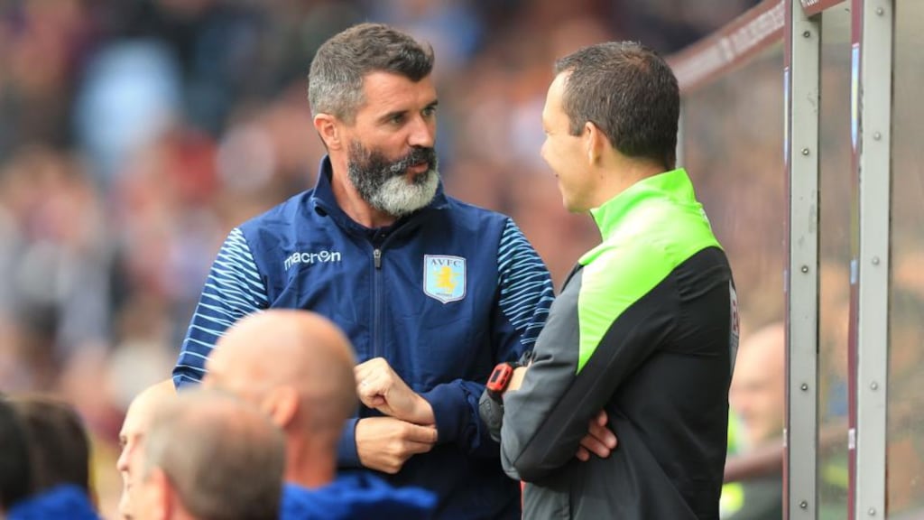 Roy Keane outlines the training ground bust-up that led to his departure from Manchester United in his new book ‘Roy Keane: The Second Half’. Photograph: Mike Egerton/PA