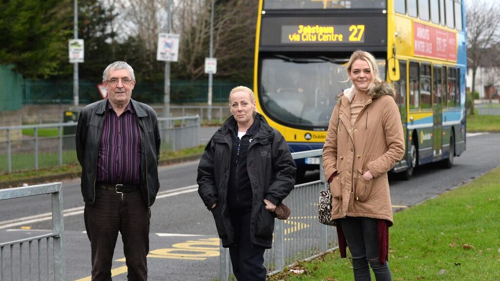 Frank Donaghy, Pauline Deegan and Tanya Felloni: “The whole of Jobstown was there by the end,” Felloni says. Photograph: Cyril Byrne
