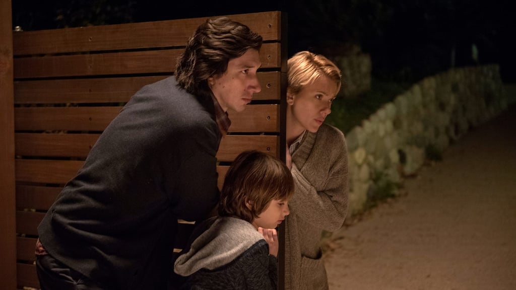 Sometimes no one is to blame: Adam Driver, Azhy Robertson and Scarlett Johansson in Marriage Story. Photograph: Heyday Films/Netflix