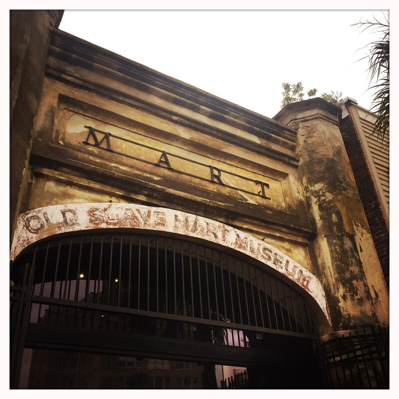 The Old Slave Mart Museum in Charleston, Virginia: it was here that knowledge became that feeling I get when I know it’s something I want to write about. Photograph: Alexis Pace