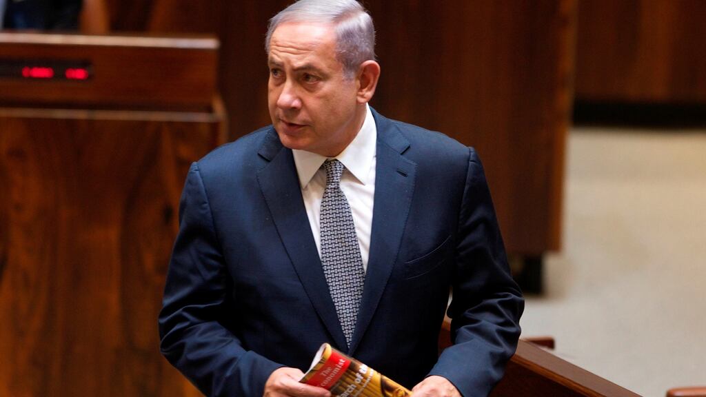 Israel’s prime minister Benjamin Netanyahu: Made a speech at joint meeting of US congress criticising nuclear deal with Iran. Photograph: Ronen Zvulun/Reuters