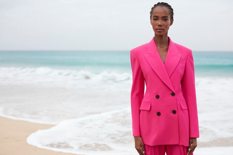 Tailored pink jacket by Alexander McQueen, €860